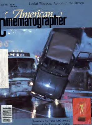 American Cinematographer - April 1987 Cover